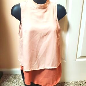 Daytrip Two-Tone Sleeveless Top